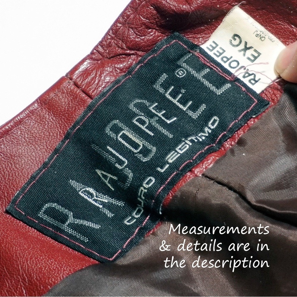 Dark Burgundy Brazilian Bovine Leather Scuba Jacket Minimalist Plus 1X XL - Picture 4 of 6